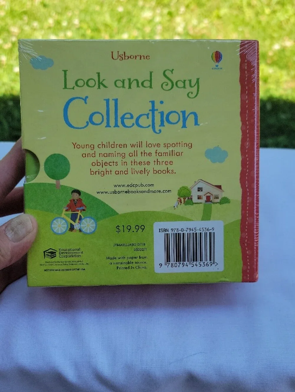 Usborne Look and Say Collection Kids Learning Book - Yellow, Blue, Green, Red